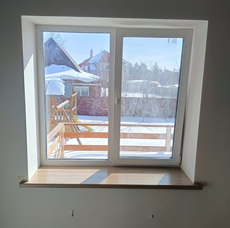 Изготовление деревянных подоконников на кухню в Уфе от компании ЭкоМассивУфа