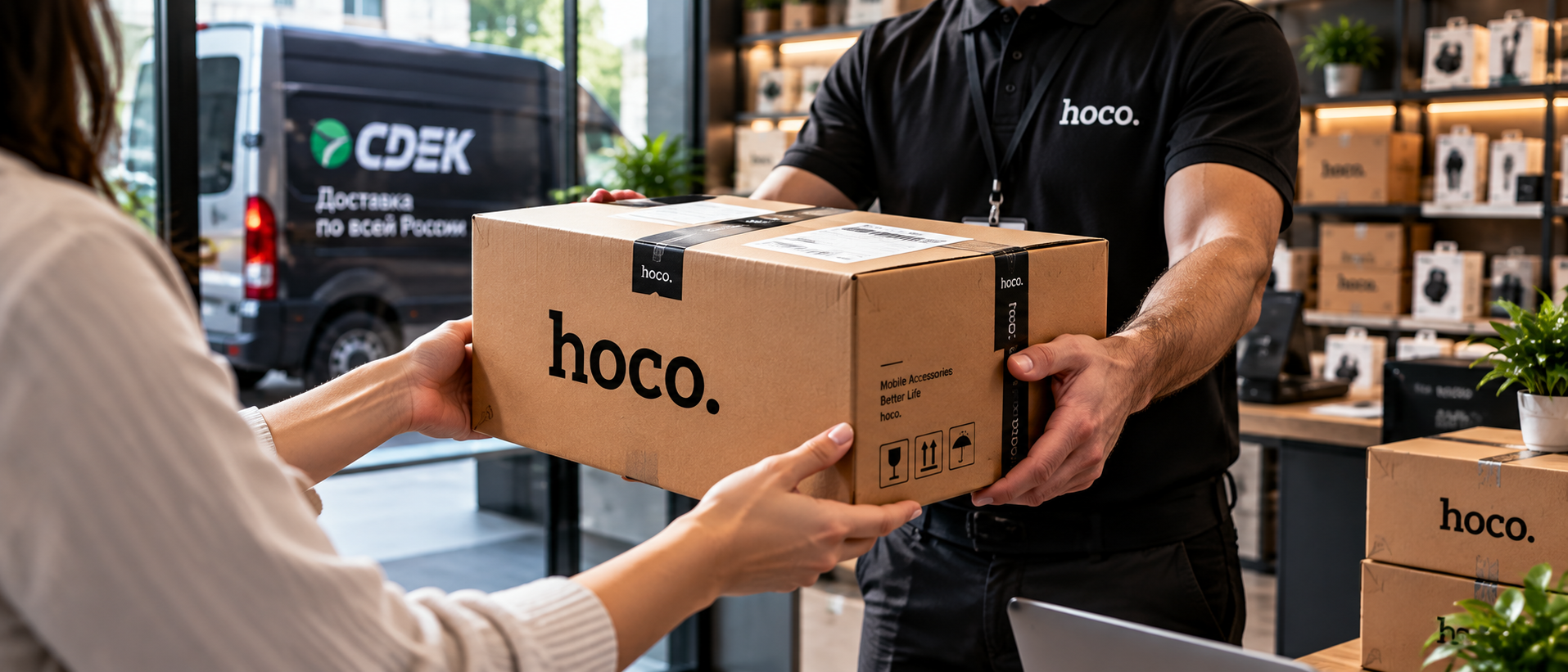 Доставка заказов Hoco Store