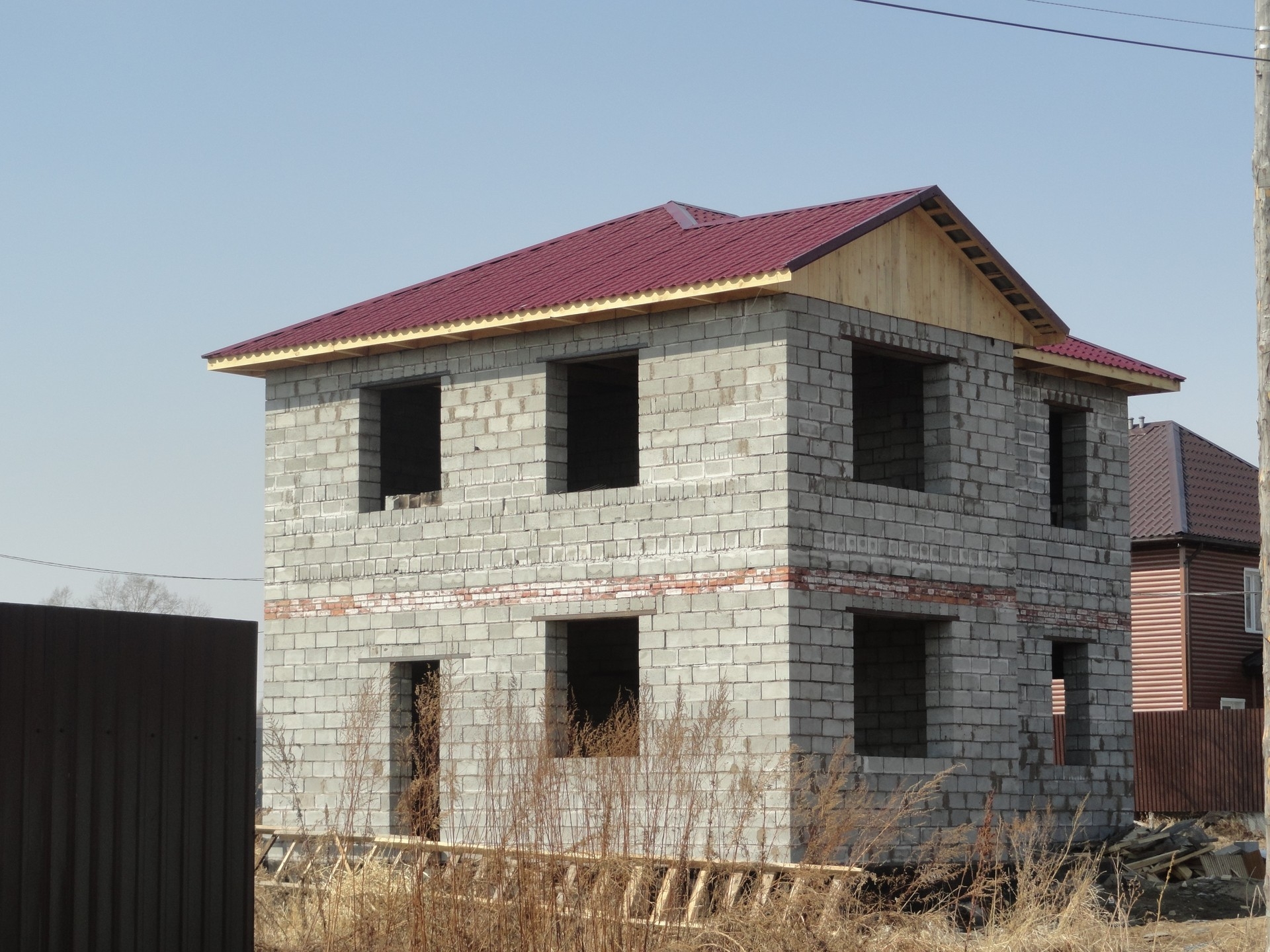 Строительство коробки дома