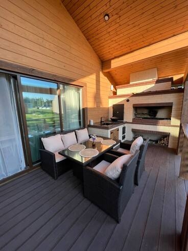 Летние кухни и беседки из дерева