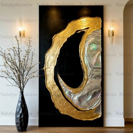 Картина из коллекции Натальи Жуковой " Black Gold Pearl "
