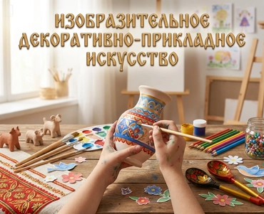 "Номинация «Изобразительное и декоративно‑прикладное искусство»: руки ребёнка разрисовывают кувшин; 
