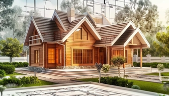 Готовый каркасно-щитовой дом с отделкой в Ростове-на-Дону