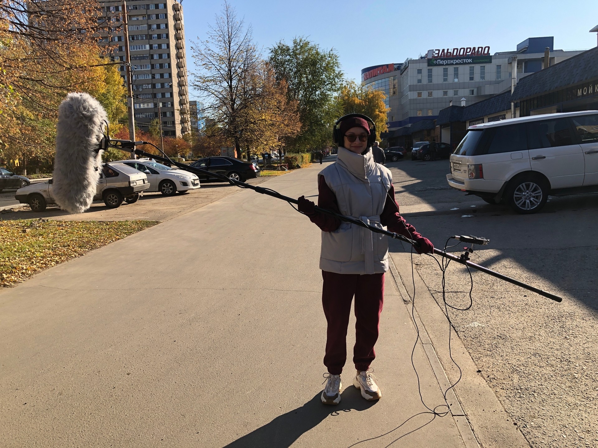 Съемки фильма. Киностудия Данилевского
