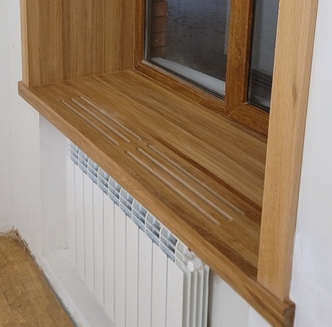 Изготовление деревянных подоконников на кухню в Уфе от компании ЭкоМассивУфа