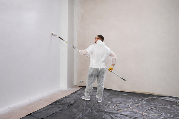 окрашивание стены